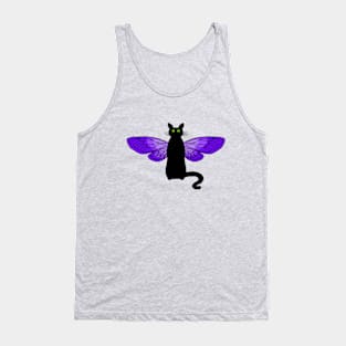 Purple Crypticat Tank Top